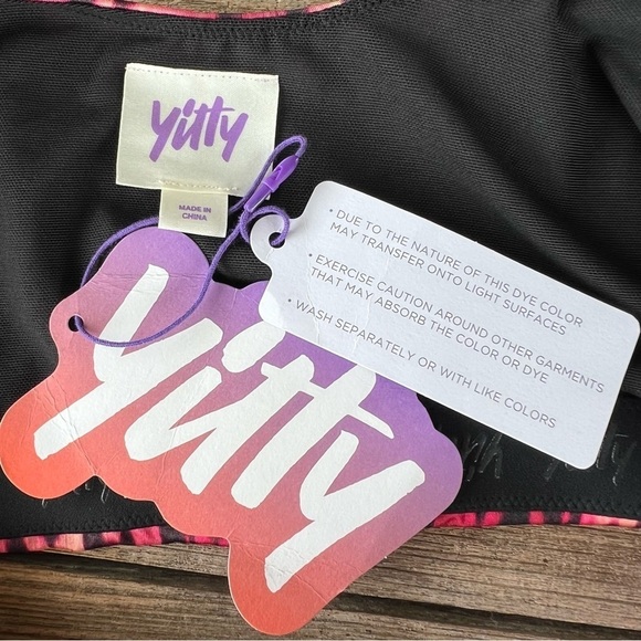 Yitty Headliner Shaping Midi Bralette Yitty Kitty Pink Animal Print NWT Plus 3X - Picture 8 of 11